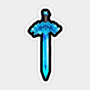 minecraft sword Sticker